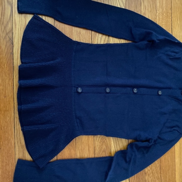 Lilly Pulitzer Navy Cashmere Sweater - Picture 2 of 2